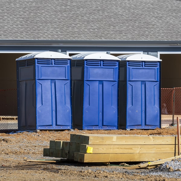 how can i report damages or issues with the portable toilets during my rental period in Bantam CT